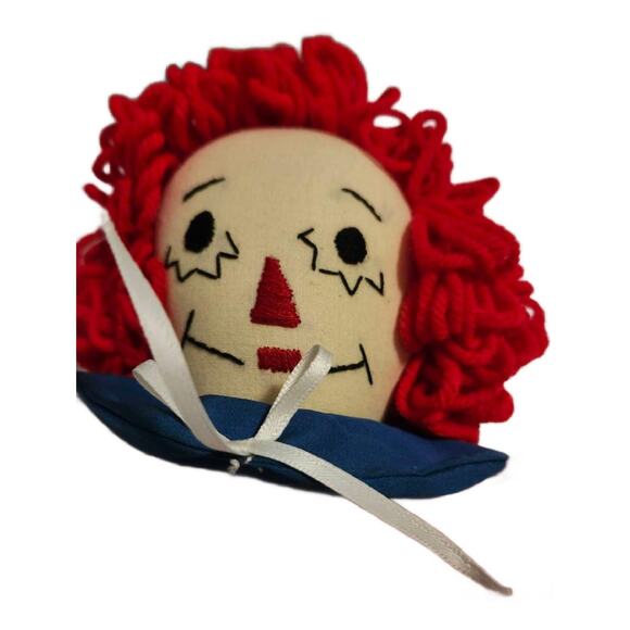 Raggedy Ann Andy, 16" Plush Stuffed Animal Doll Handmade Crafted Toy Vintage - Picture 6 of 10